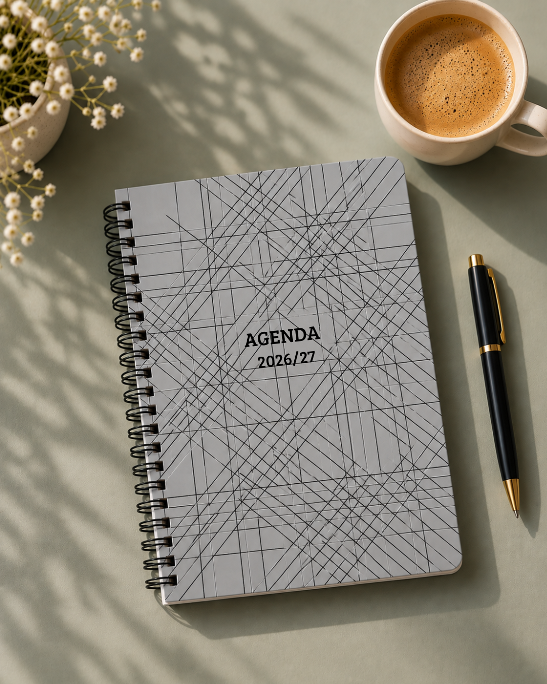 Agenda escolar 2026/27 geométrica